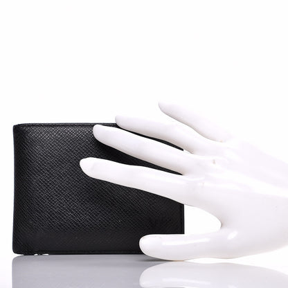 Louis Vuitton Taiga Billfold 6 Credit Card Wallet Ardoise 2 of 13