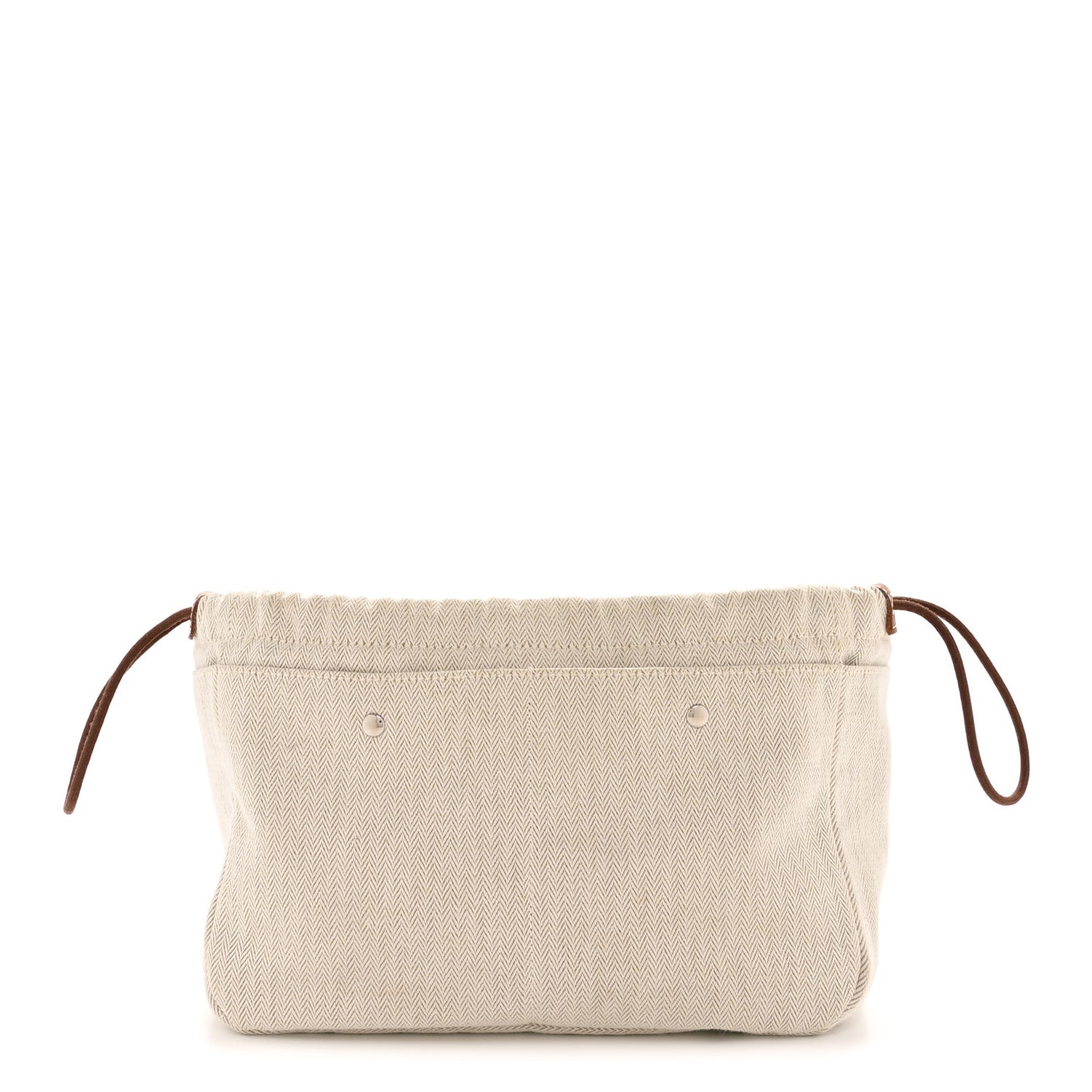 Canvas Barenia Fourbi 25 MM Pouch Naturel Fauve