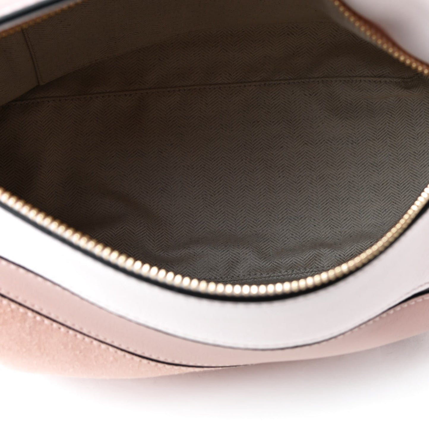 Calfskin Suede Medium Puzzle Bag Blush