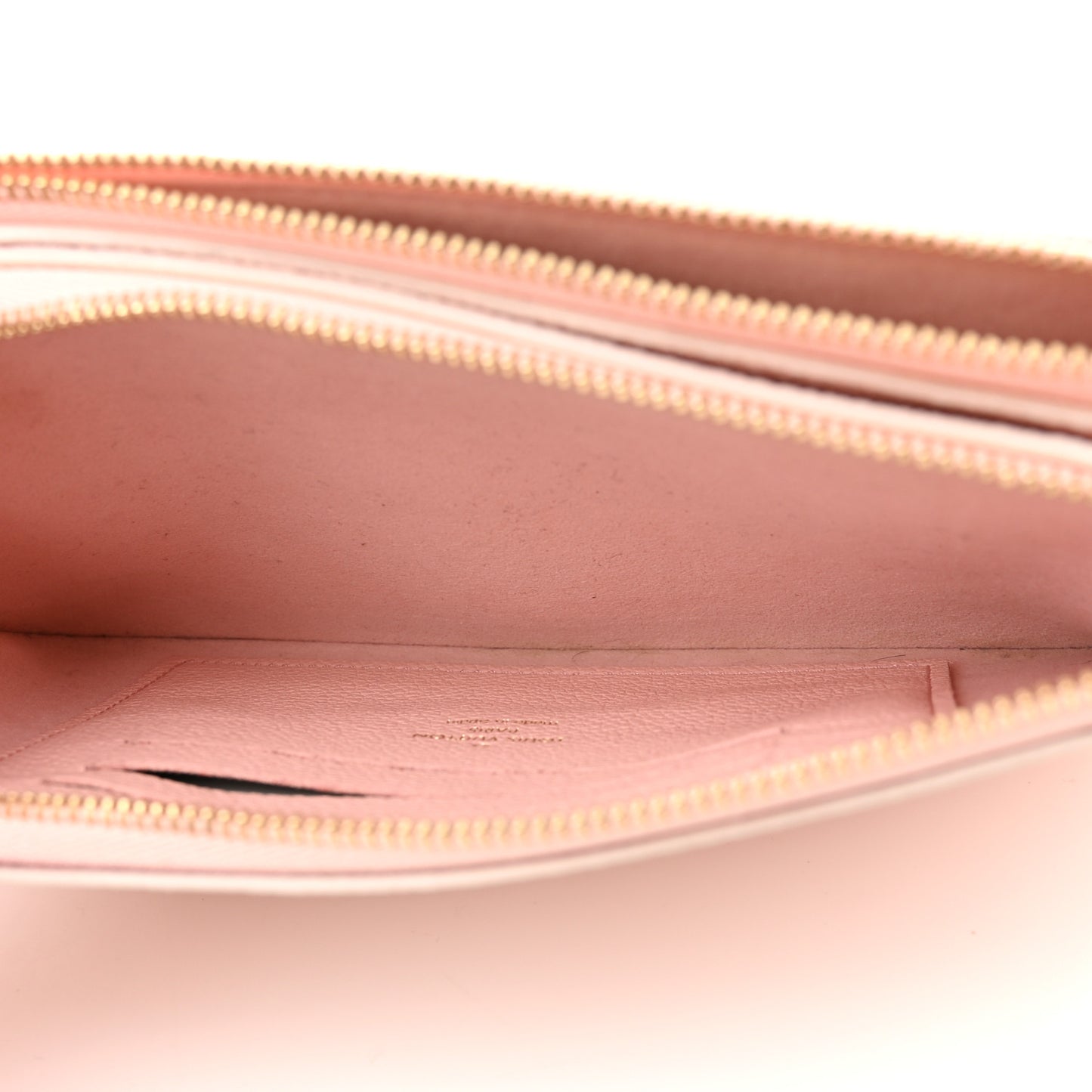 Empreinte Monogram Double Zip Pochette Rose