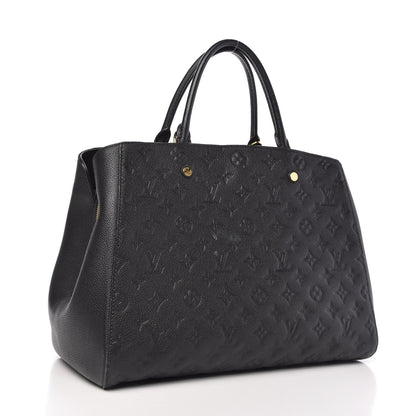 Louis Vuitton Empreinte Montaigne GM Black 3 of 11