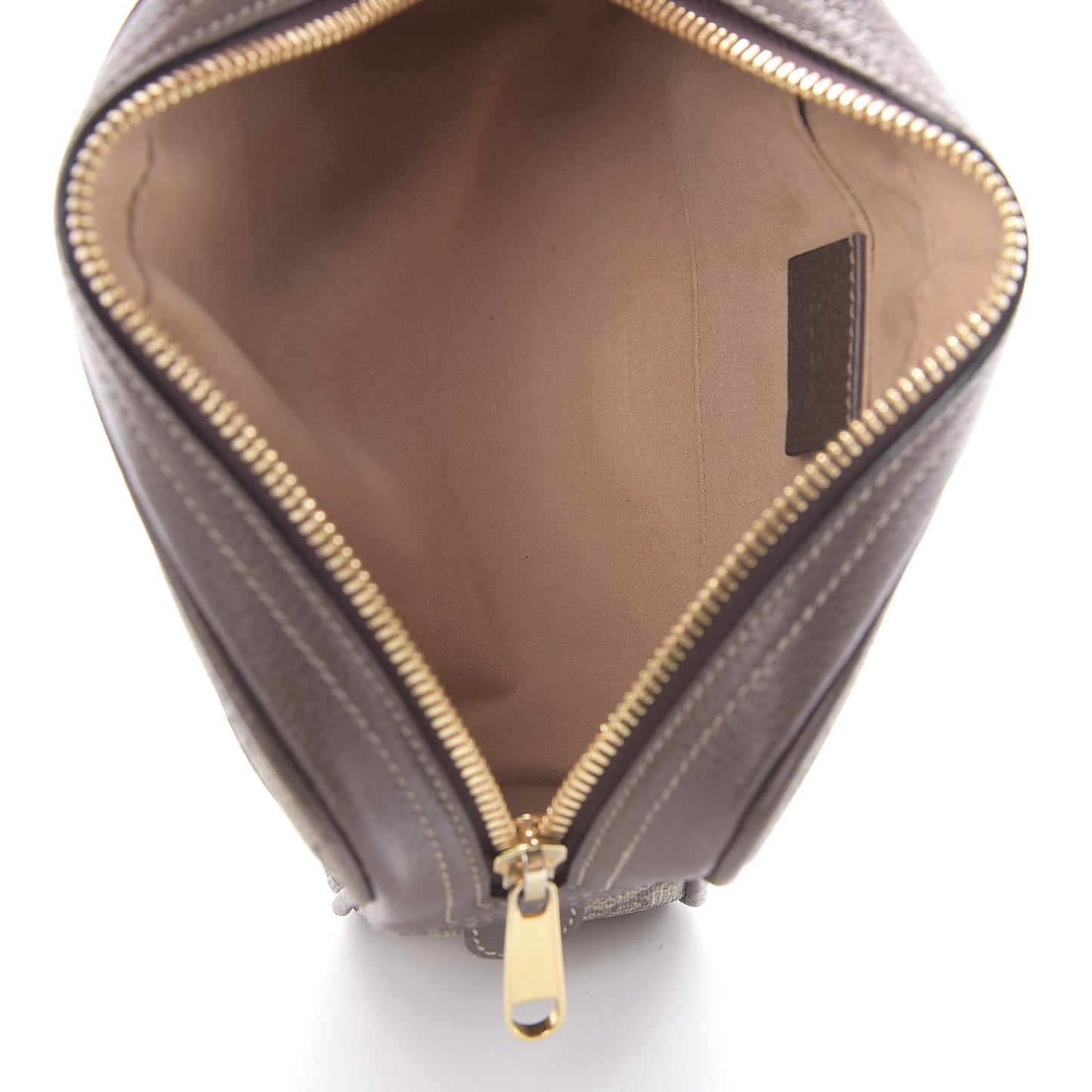 GG Supreme Monogram Web Small Ophidia Belt Bag 95 38 Dark Brown