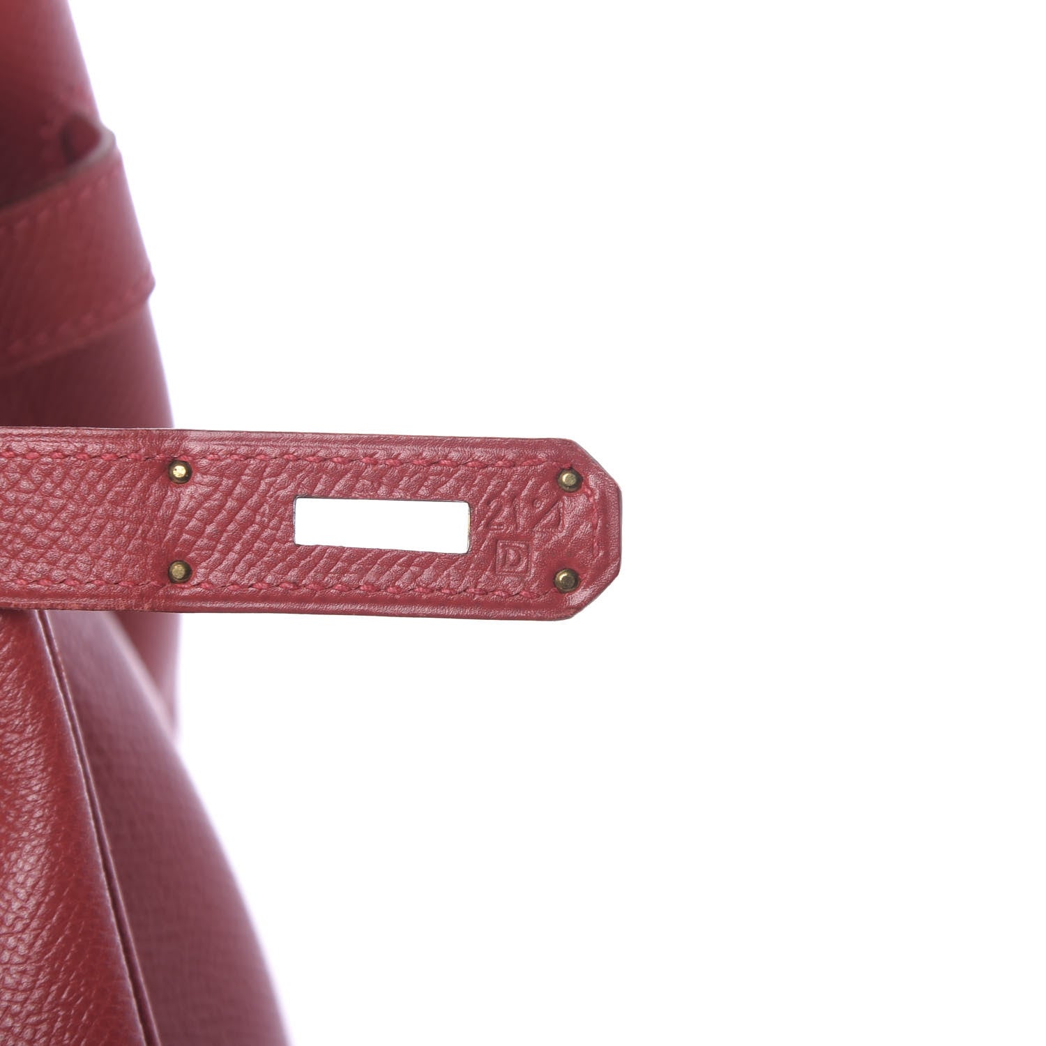 Hermes Courchevel Birkin 35 Rouge 6 of 13