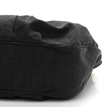 Fendi Zucca Enamel Mia Hobo Black 9 of 9