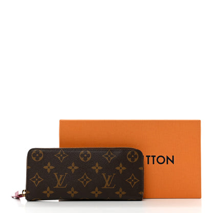 Louis Vuitton Monogram Clemence Wallet Fuchsia 8 of 8