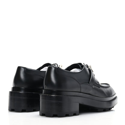 Hermes Glossed Calfskin First Oxford 39.5 Black 4 of 9