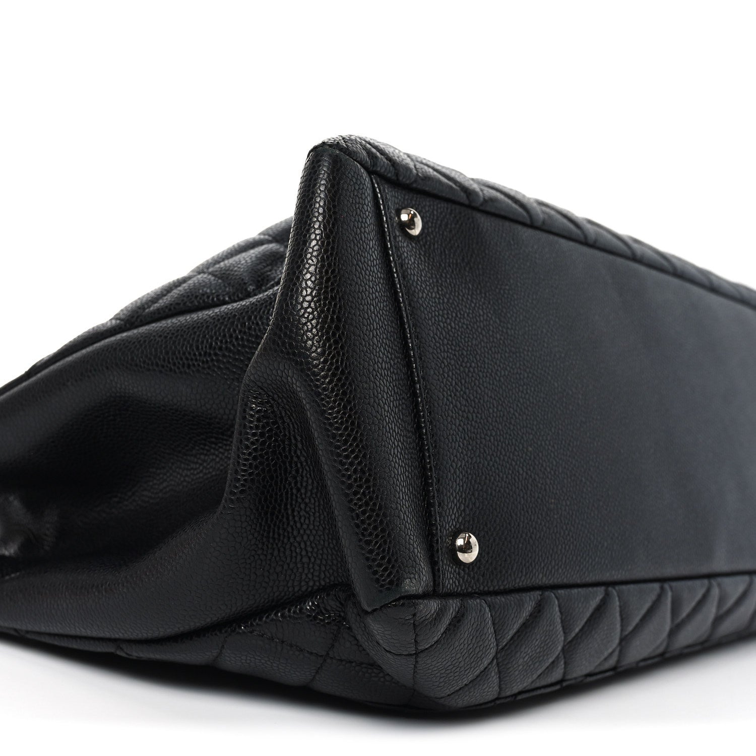 Chanel Caviar Quilted XL Grand Shopping Tote GST Black 8 of 9