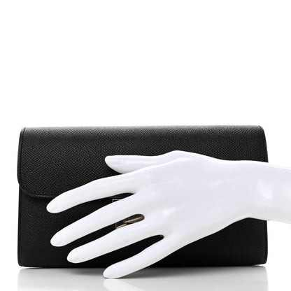 Hermes Epsom Constance Long Wallet Black 2 of 8