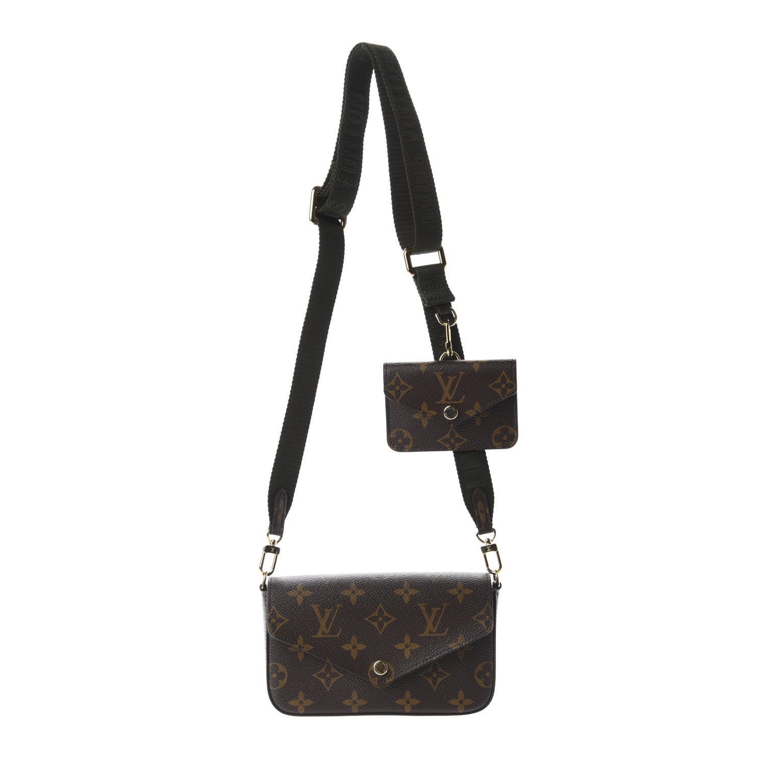 Louis Vuitton Monogram Felicie Strap & Go Kaki 1 of 10