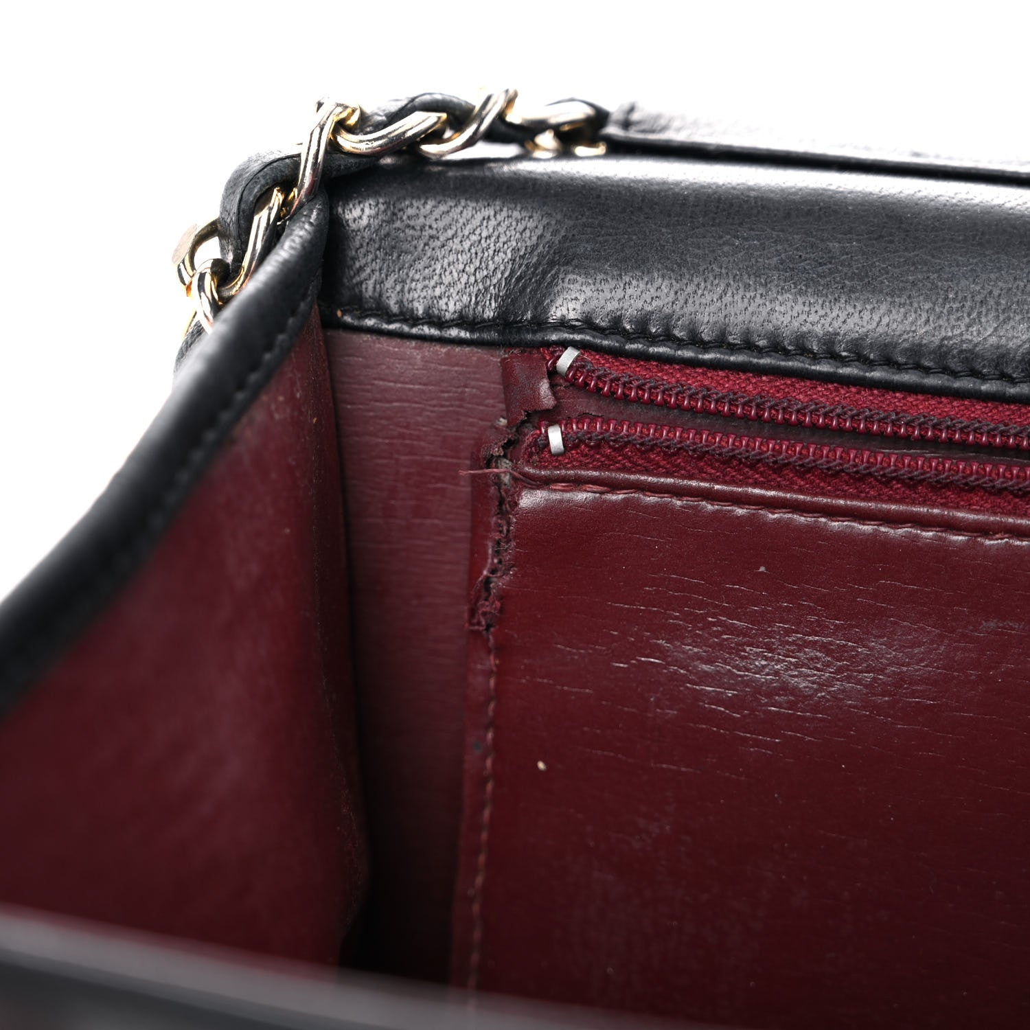 Chanel Lambskin Quilted Wallet On Chain WOC Black 21 of 28