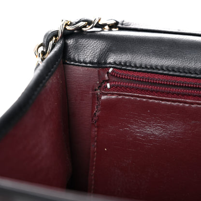 Chanel Lambskin Quilted Wallet On Chain WOC Black 21 of 28