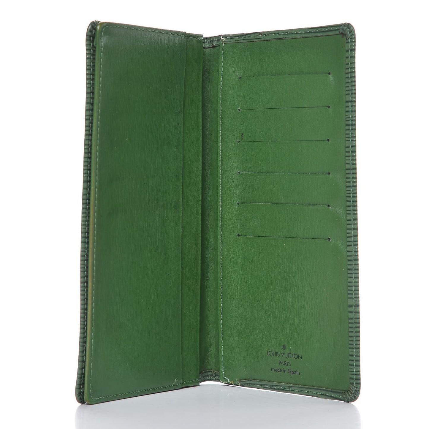 Epi Checkbook Organizer Wallet Green