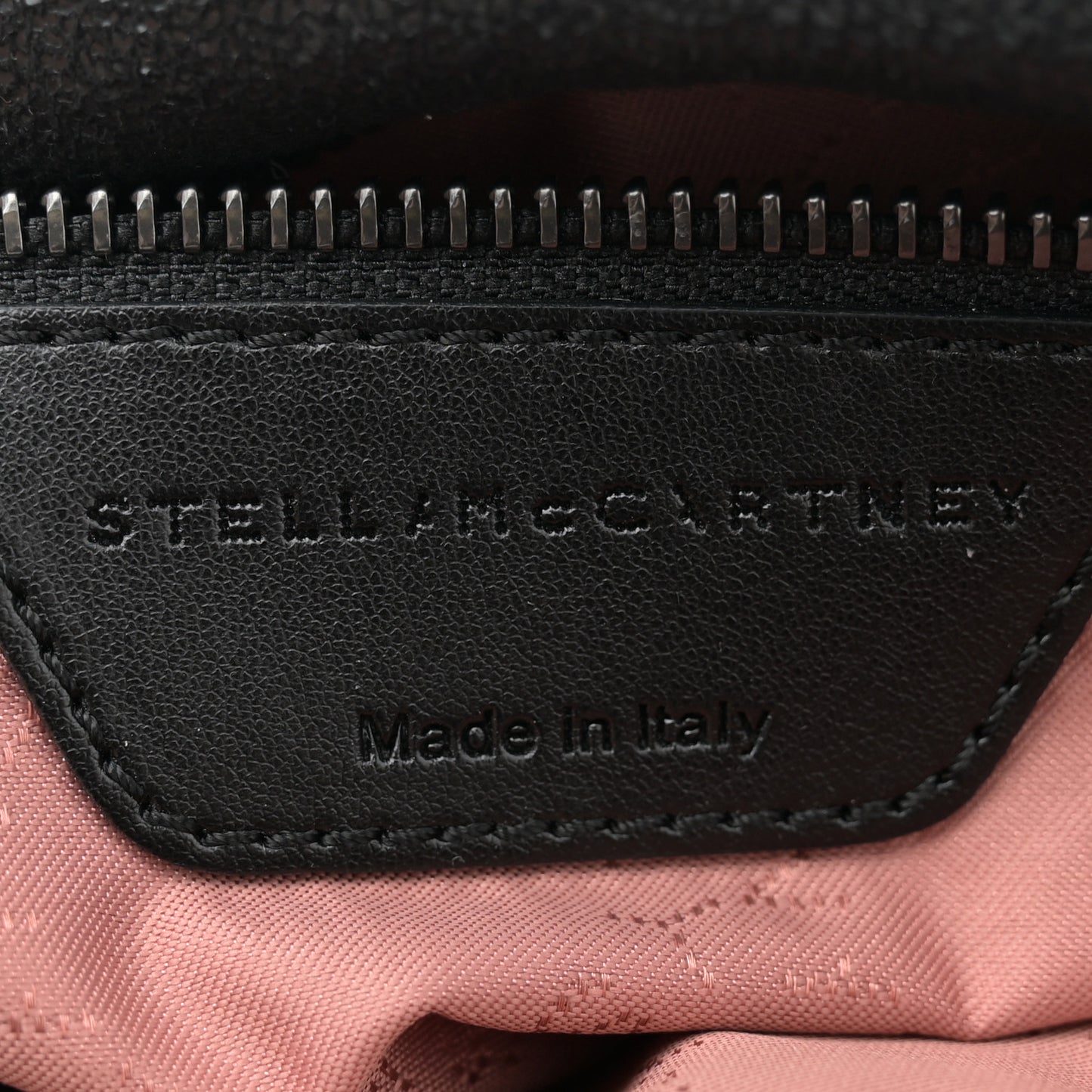 Shaggy Deer Studded Small Star Falabella Tote Black