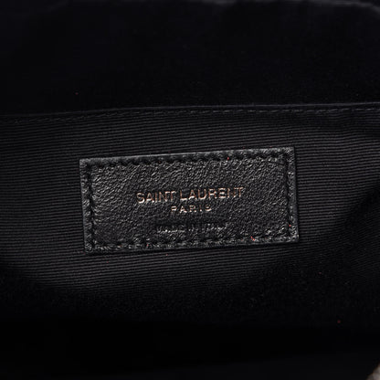 Saint Laurent Calfskin Matelasse Monogram Lou Camera Bag Red 6 of 10