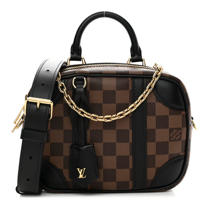 Louis Vuitton Damier Ebene Valisette Souple BB Black 1 of 9