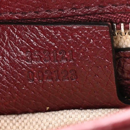 Gucci Monogram Small Bree Tote Red 7 of 10