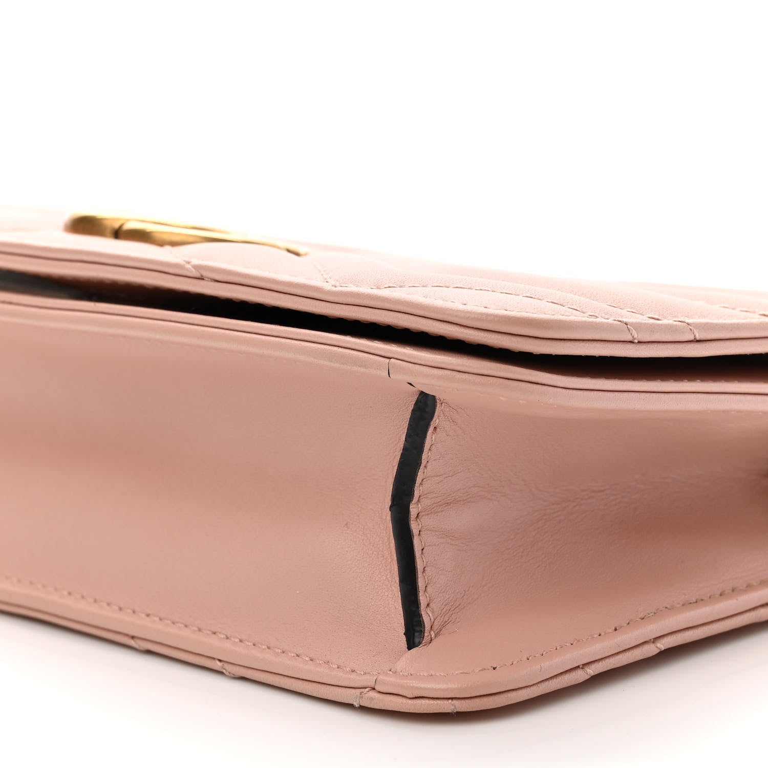 Gucci Calfskin Matelasse GG Marmont Mini Bag Perfect Pink 9 of 12