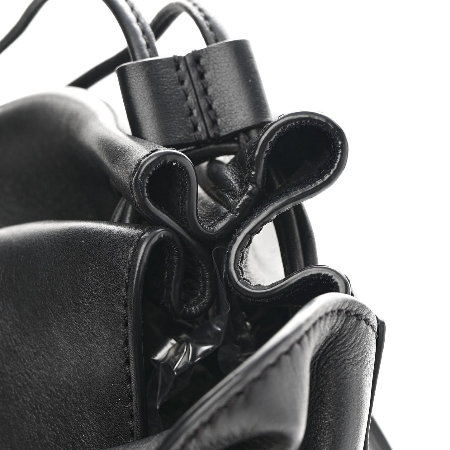 Vitello Rockstud Demilune Backpack Black