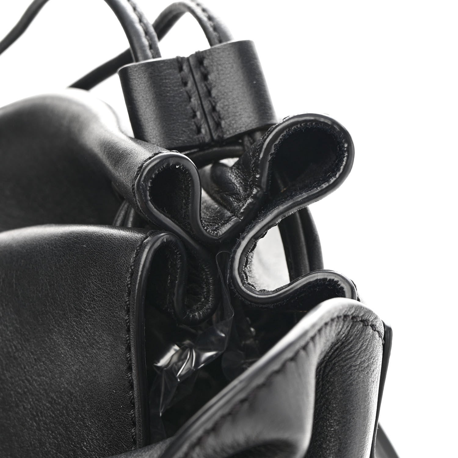 Valentino Garavani Vitello Rockstud Demilune Backpack Black 9 of 9