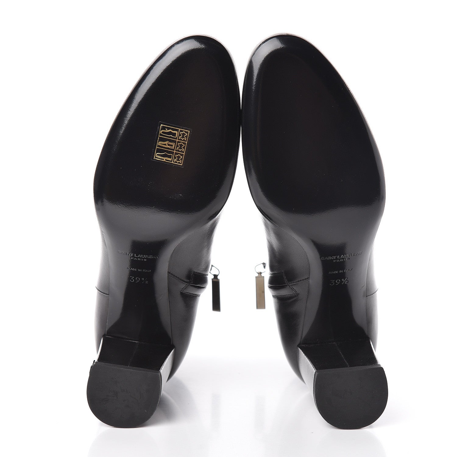 Saint Laurent Nappa Loulou Ankle Zip Boot 39.5 Black 5 of 10