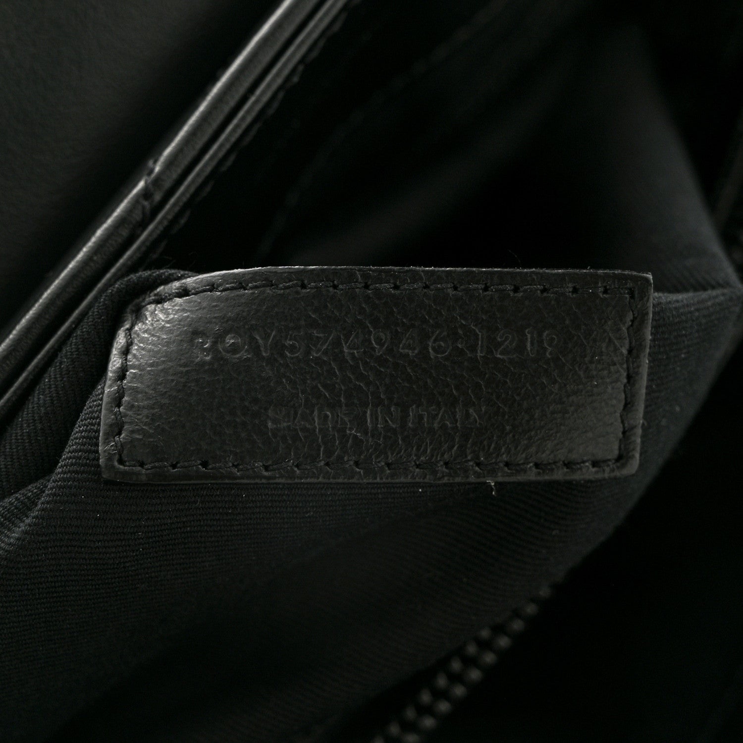Saint Laurent Calfskin Y Quilted Monogram Medium Loulou Chain Satchel Black 7 of 10