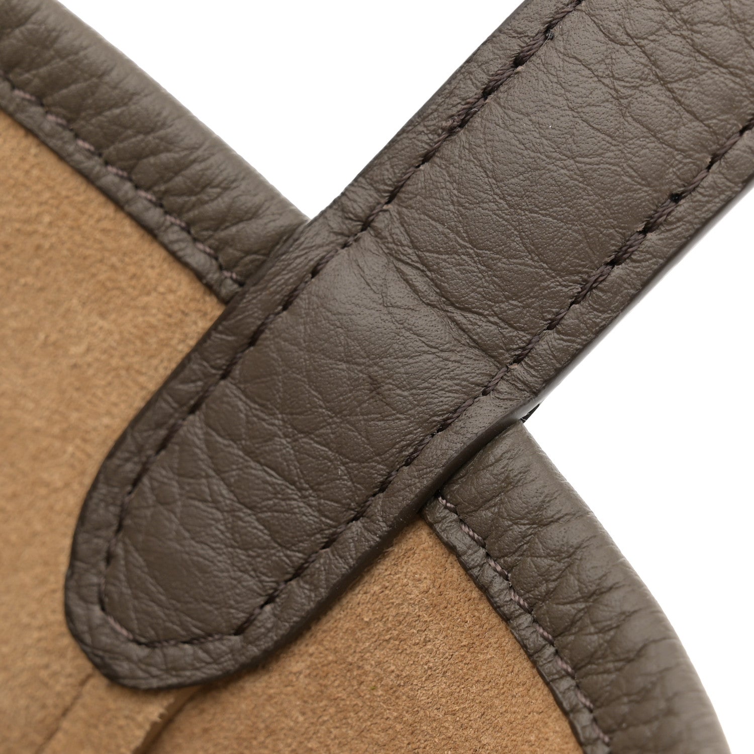 The Row Grained Calfskin Small N/S Park Tote Elephant 11 of 12