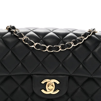 Chanel Lambskin Quilted Mini Rectangular Flap Black 8 of 11