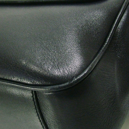 Gucci Leather Flap Shoulder Bag Black 6 of 10