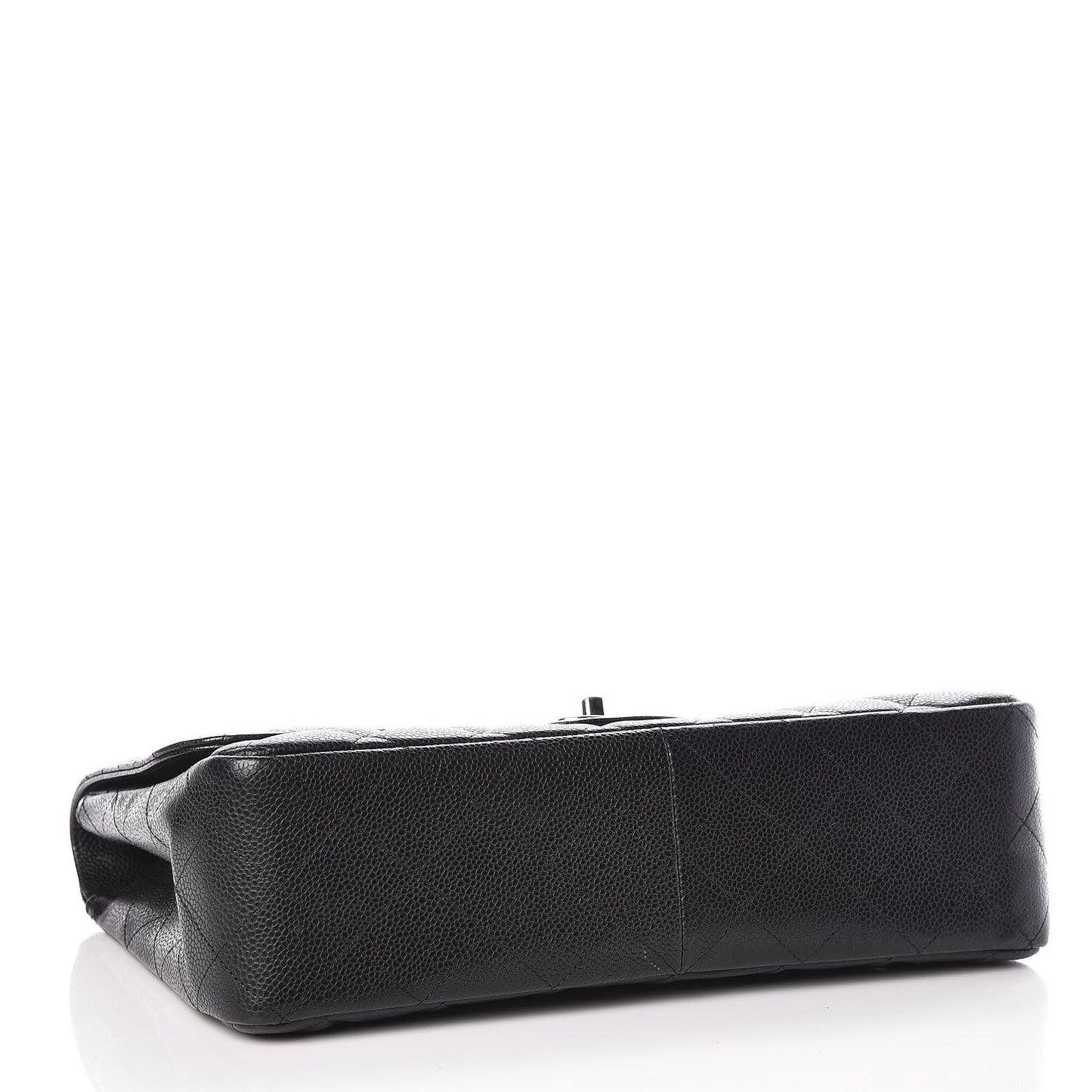 Caviar Quilted Jumbo Single Flap Black