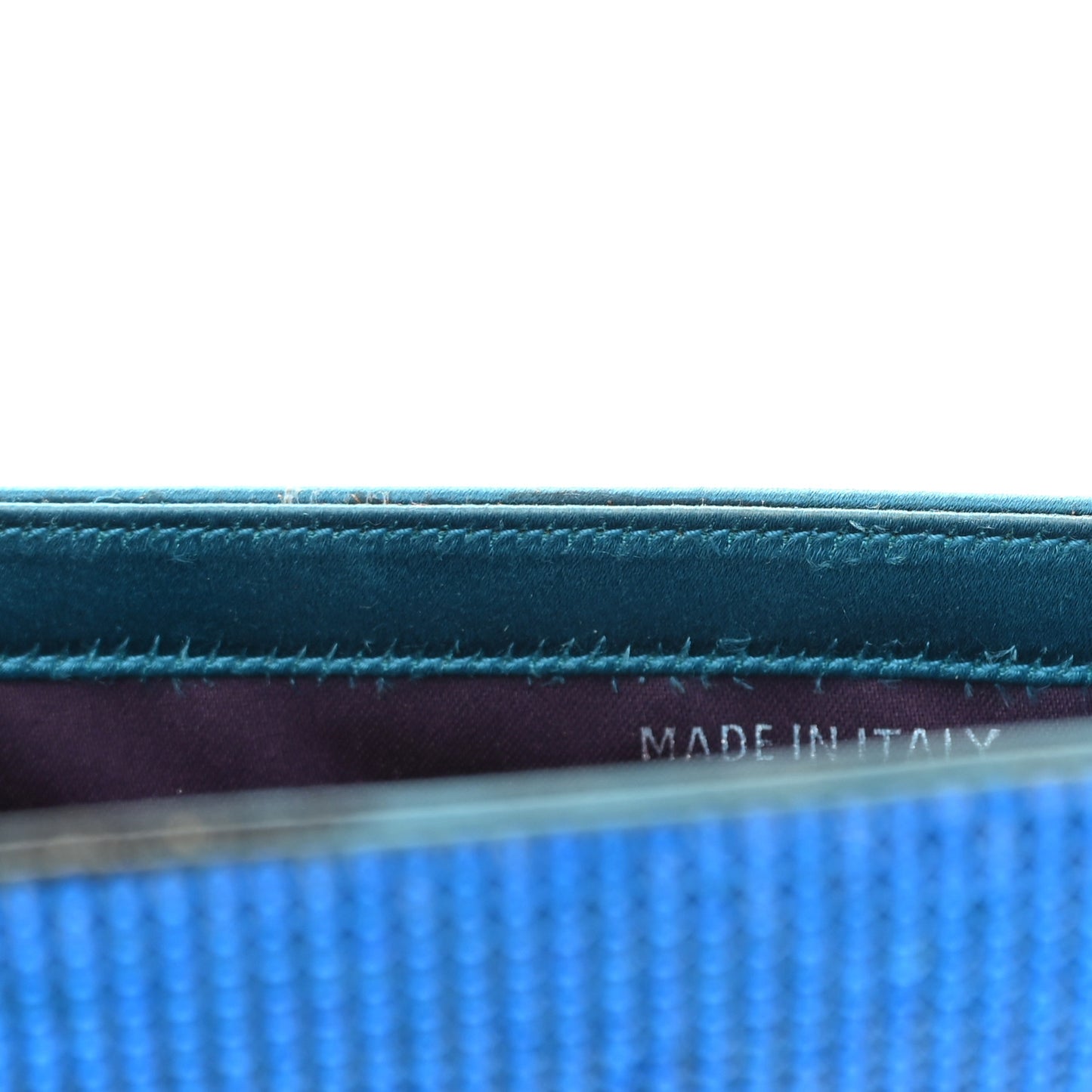 Swarovski Crystal Flap Clutch Capri Blue