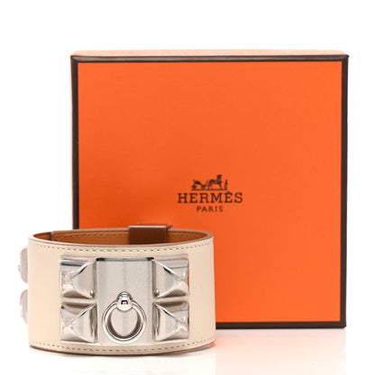 Hermes Swift Collier De Chien CDC Bracelet L Craie 7 of 7
