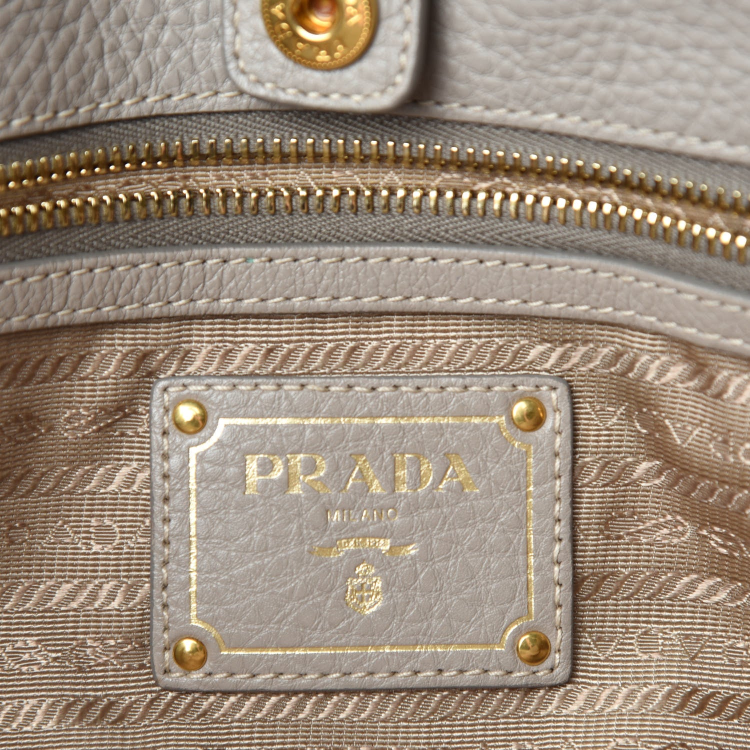 Prada Vitello Daino Tote Pomice 10 of 13