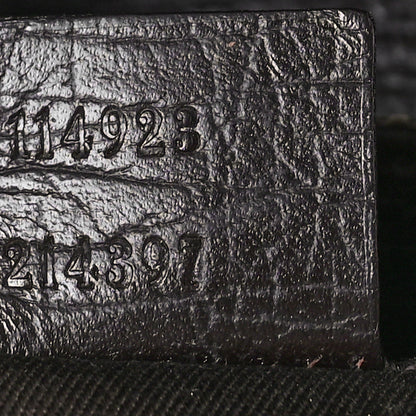 Gucci Monogram Horsebit Clutch Dark Brown 7 of 10