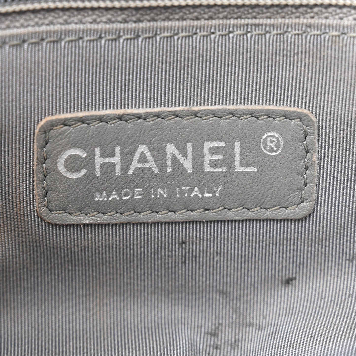 Washed Lambskin Quilted Mini Chain Around Flap Blue