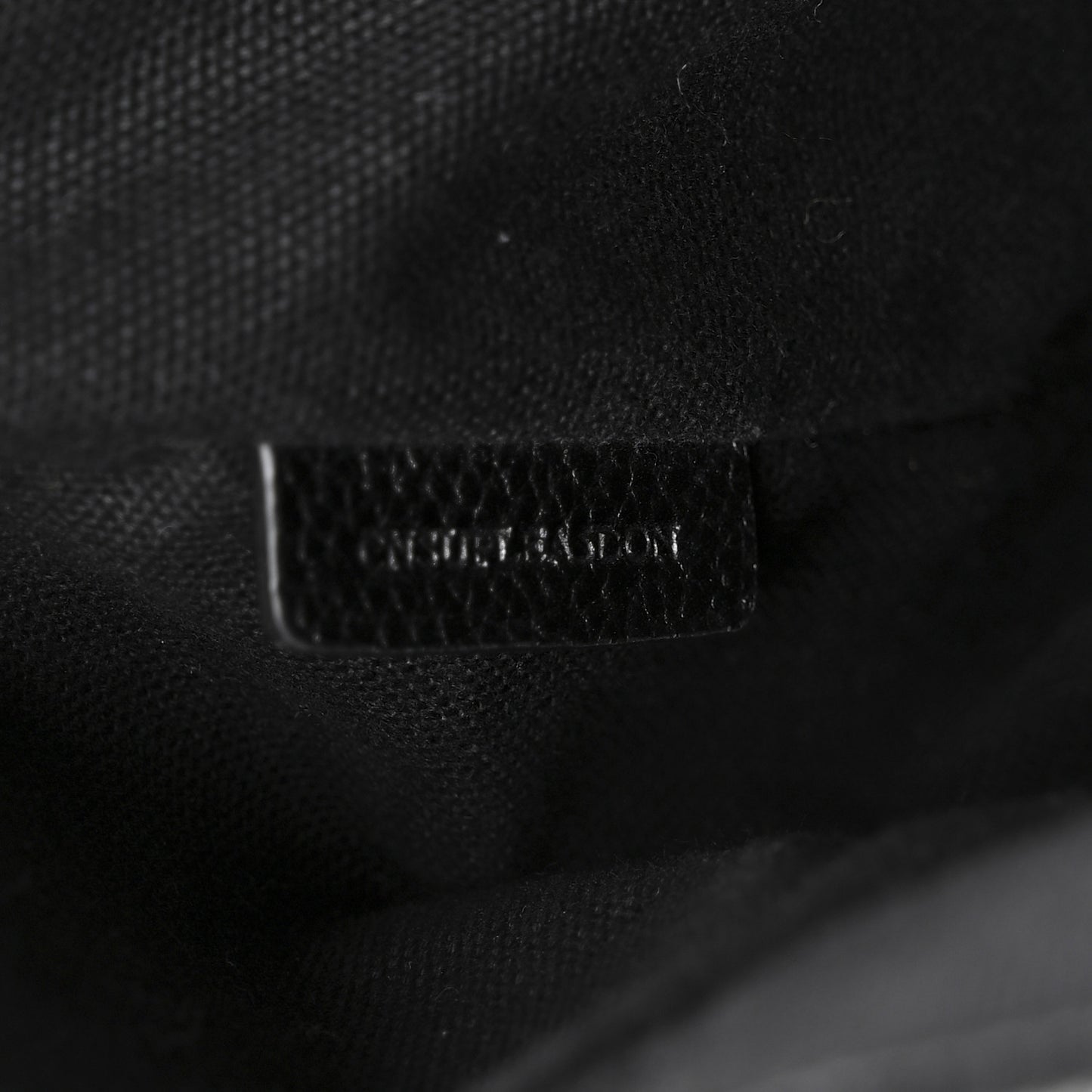 Canvas Mega Check Small Baildon Messenger Bag Black