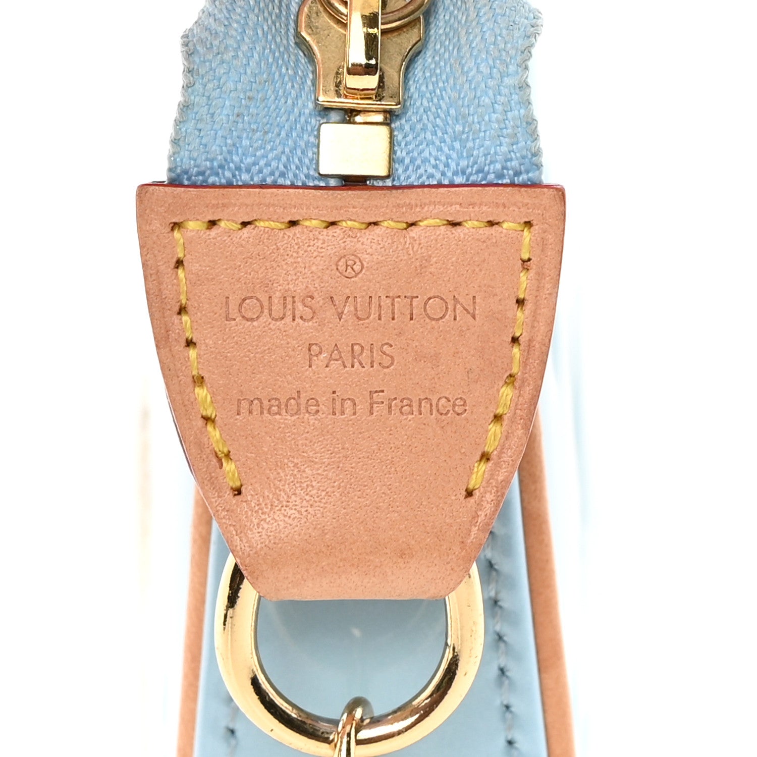 Louis Vuitton Vernis Valentine Mini Pochette Accessories Lollipop Blue 6 of 10