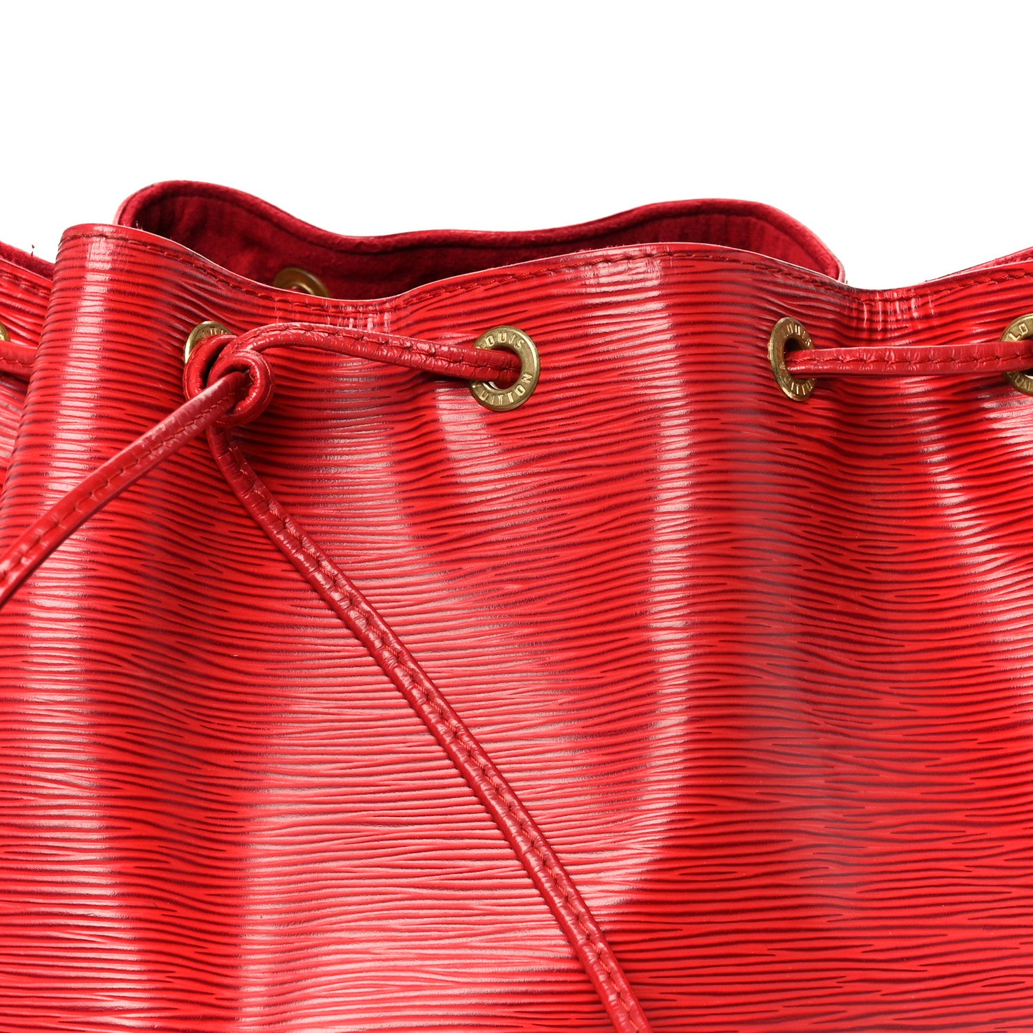 Louis Vuitton Epi Petit Noe Castillan Red 9 of 13