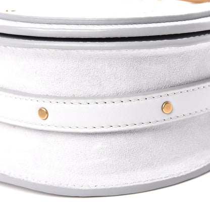 Chloe Calfskin Suede Lizard Embossed Small Nile Bracelet Bag Light Cloud 9 of 9
