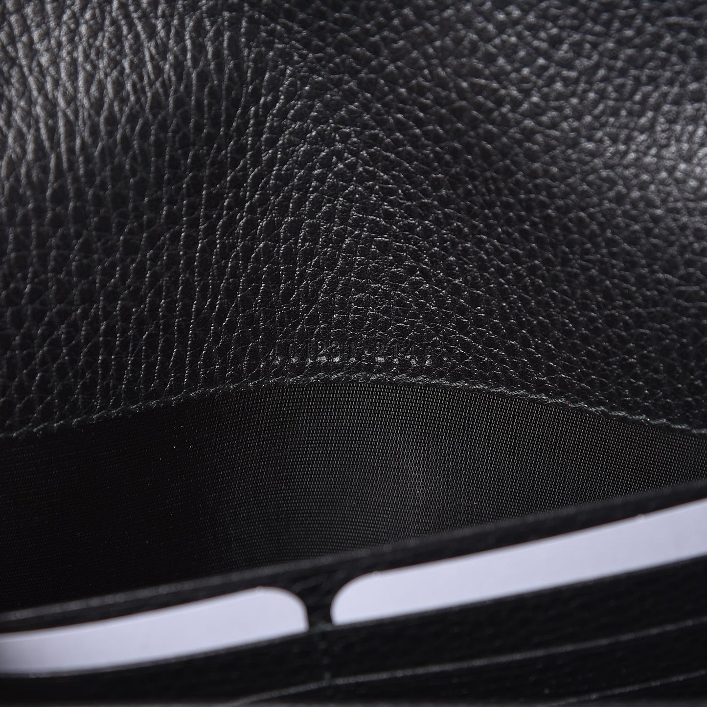 Calfskin Mini Dionysus Chain Wallet Black