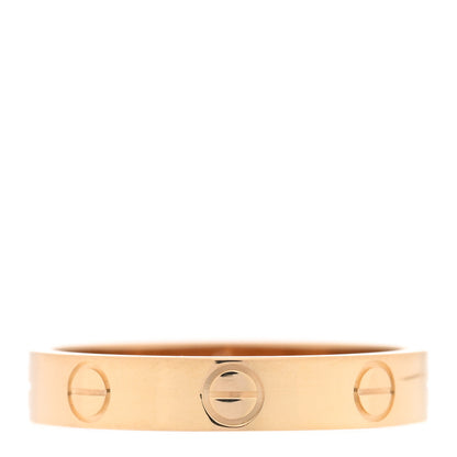 Cartier 18K Yellow Gold 3.5mm LOVE Wedding Band Ring 54 6.75 1 of 4