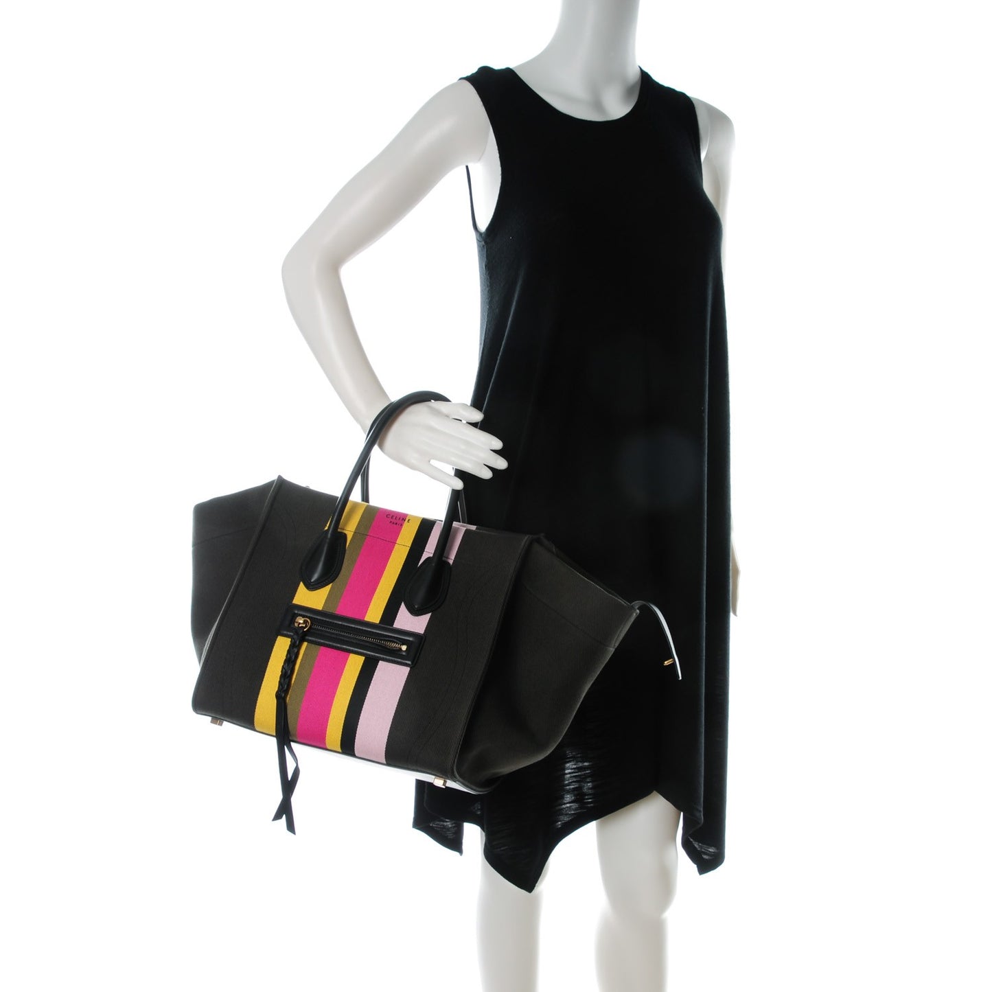 Cotton Canvas Medium Phantom Luggage Multicolor