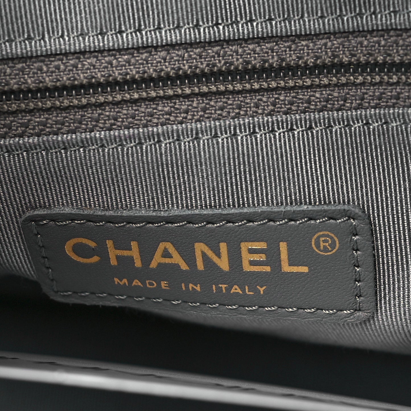 Caviar Quilted Large Coco Tassel Camera Case Grey