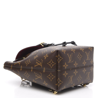 Louis Vuitton Monogram BB Montsouris NM Backpack Black 3 of 9