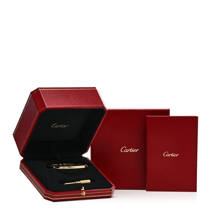 Cartier 18K Yellow Gold 6 Diamond Small LOVE Bracelet 18 5 of 5