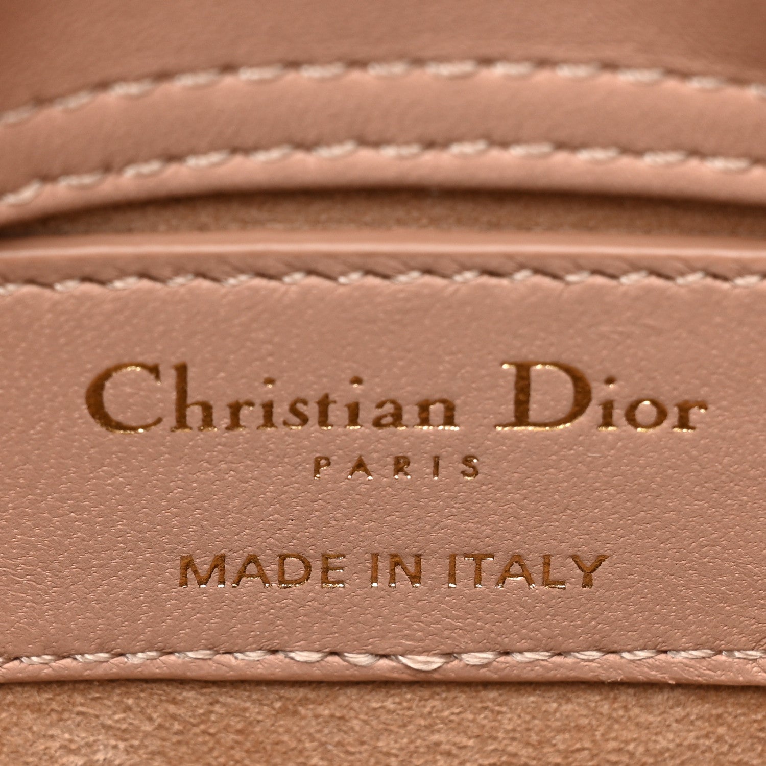Christian Dior Lambskin Cannage Micro Lady Dior Rose Des Vents 6 of 10