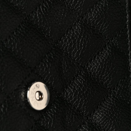 Chanel Grained Calfskin Quilted 2.55 Reissue Flap Belt Bag Clutch Black 13 of 14