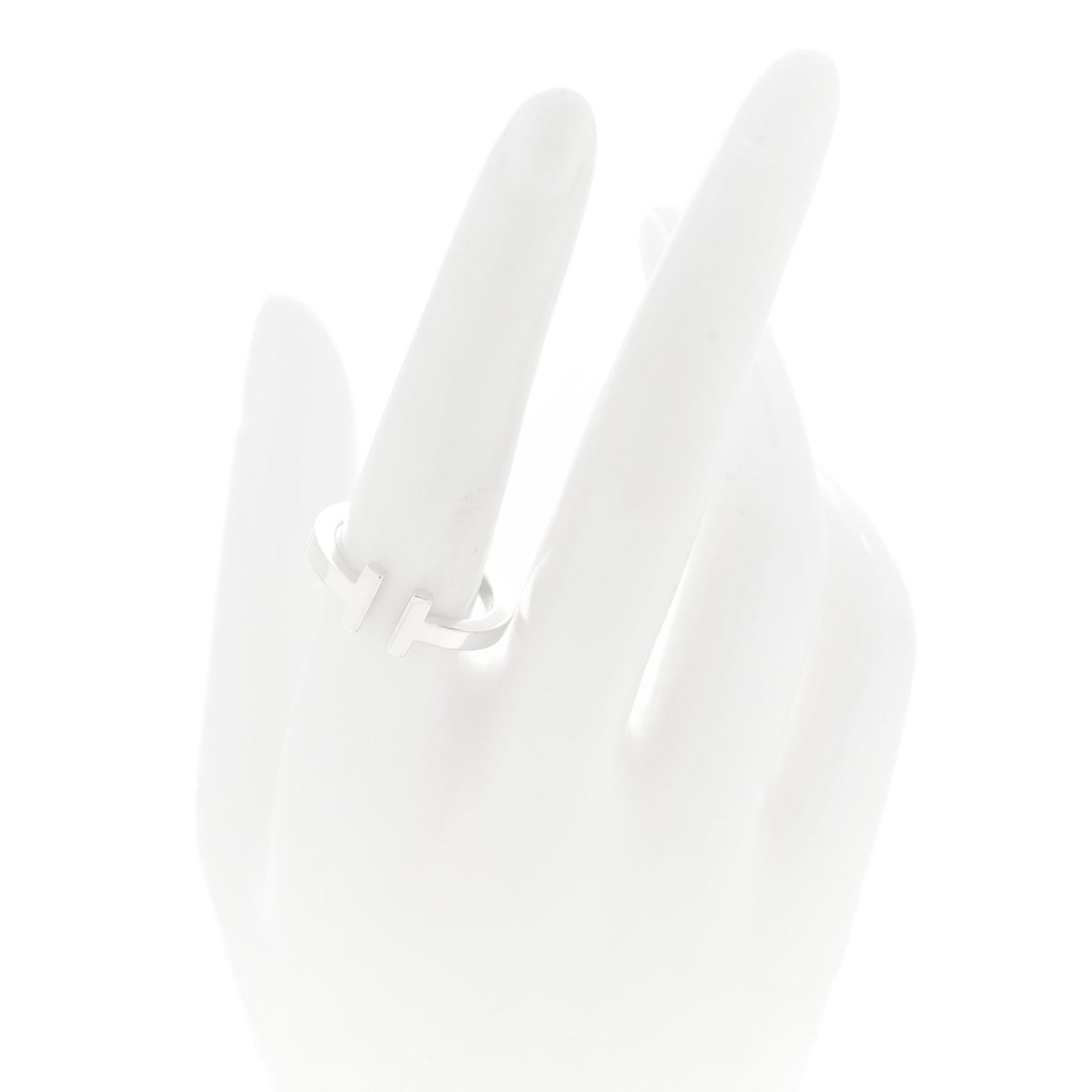 Sterling Silver T Square Ring 57 8