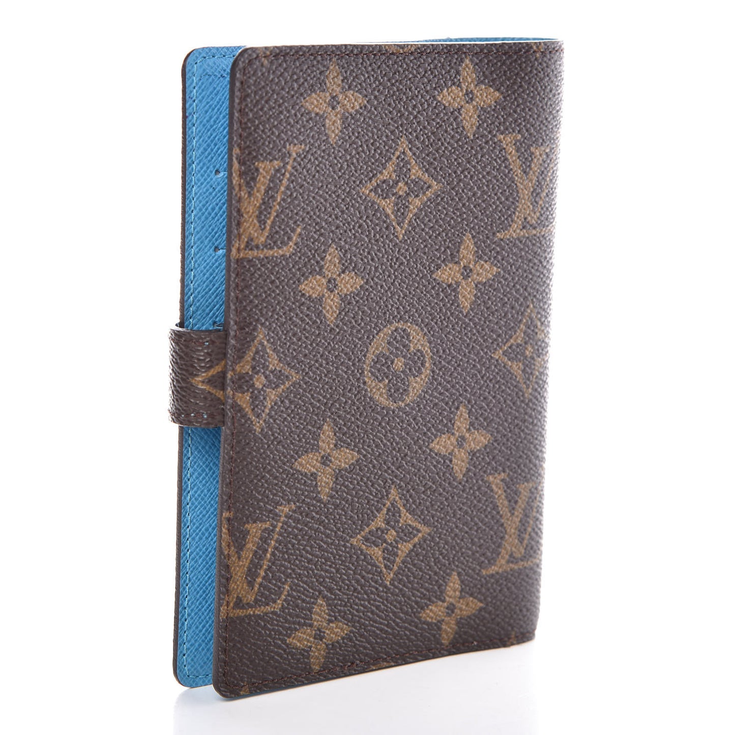 Monogram My LV Heritage Small Ring Agenda Cover White Blue Clair