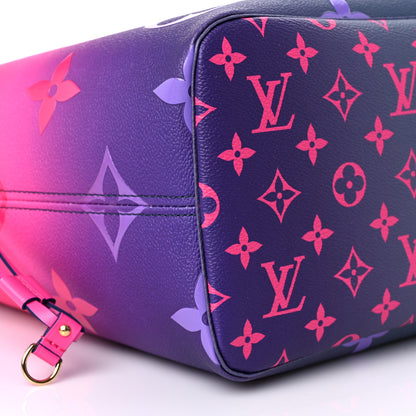 Louis Vuitton Monogram Giant Spring In The City Neverfull MM Midnight Fuchsia 7 of 8