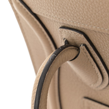 Celine Drummed Calfskin Nano Luggage Dune 12 of 15